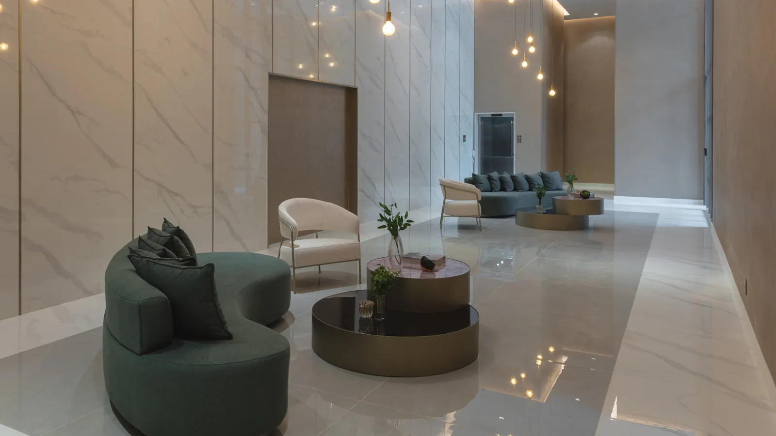 Hall social · Green View