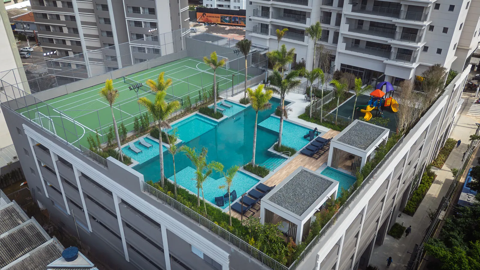 Piscina com raia de 25 m · Green View Residence
