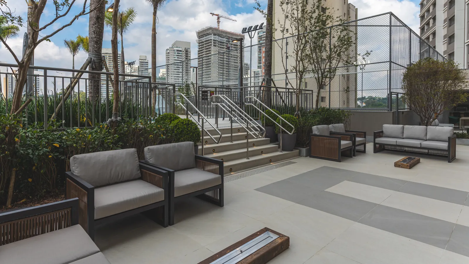 Praça central · Green View Residence