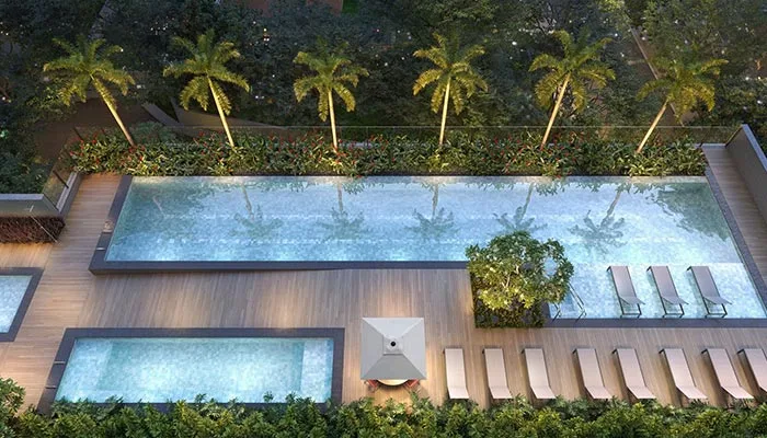 Piscina e solário · ODE Perdizes