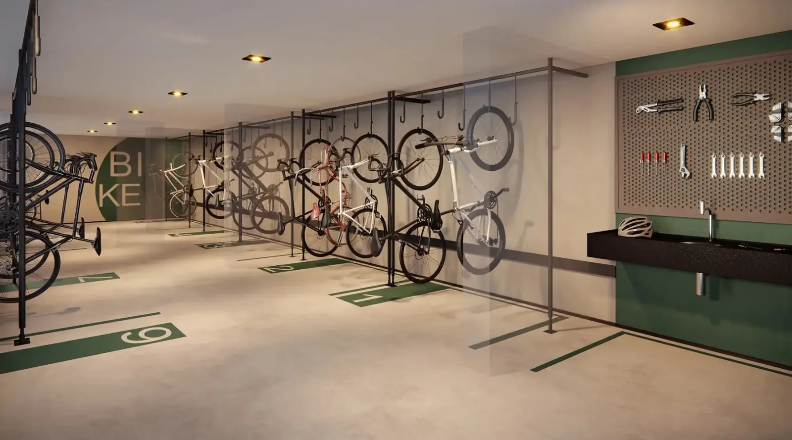 Bicicletário · Raízes Premium Butantã