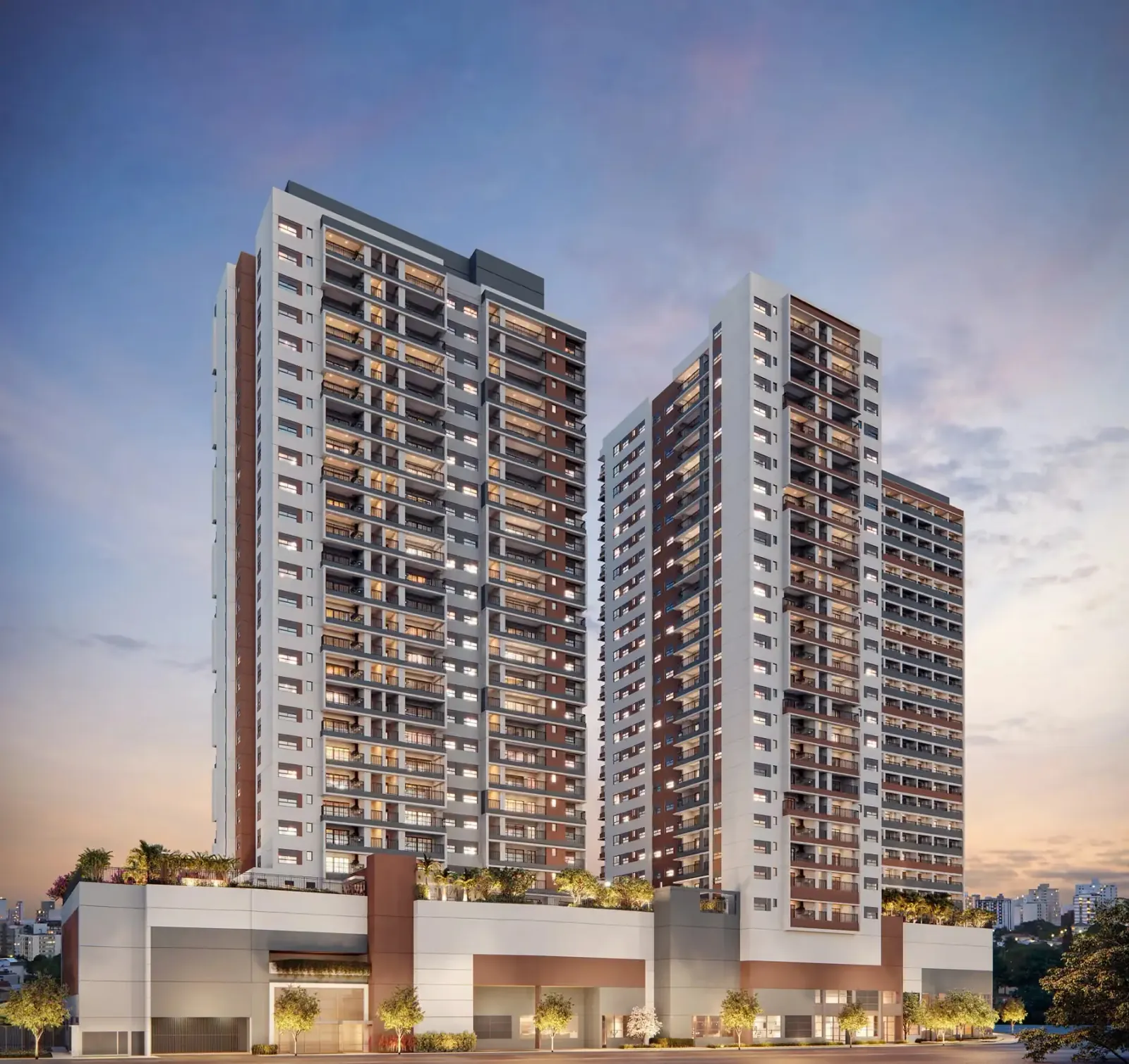 Fachada do Raízes Premium Butantã