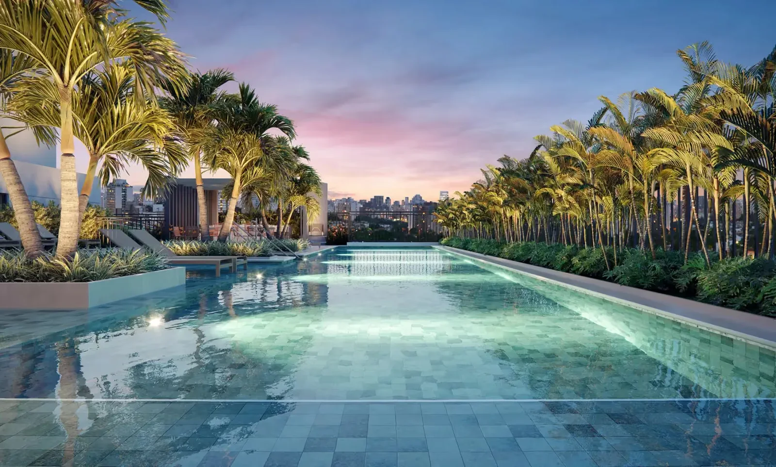 Piscina principal · Raízes Premium Butantã