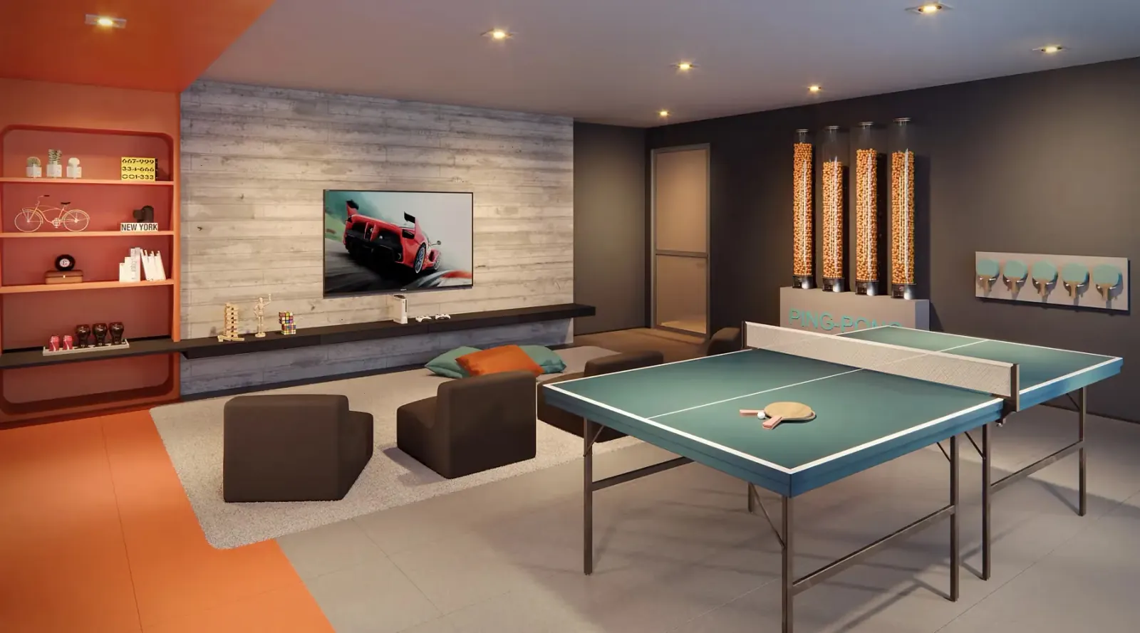 Sala de jogos · Raízes Premium Butantã