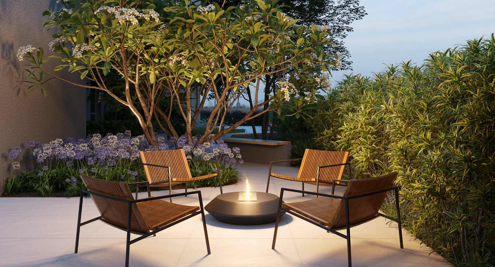 Lounge com fogo · Verdi Butantã