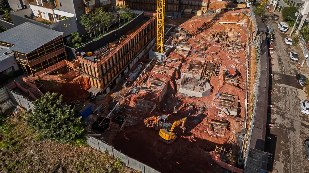 Obra em andamento · Vértice Butantã