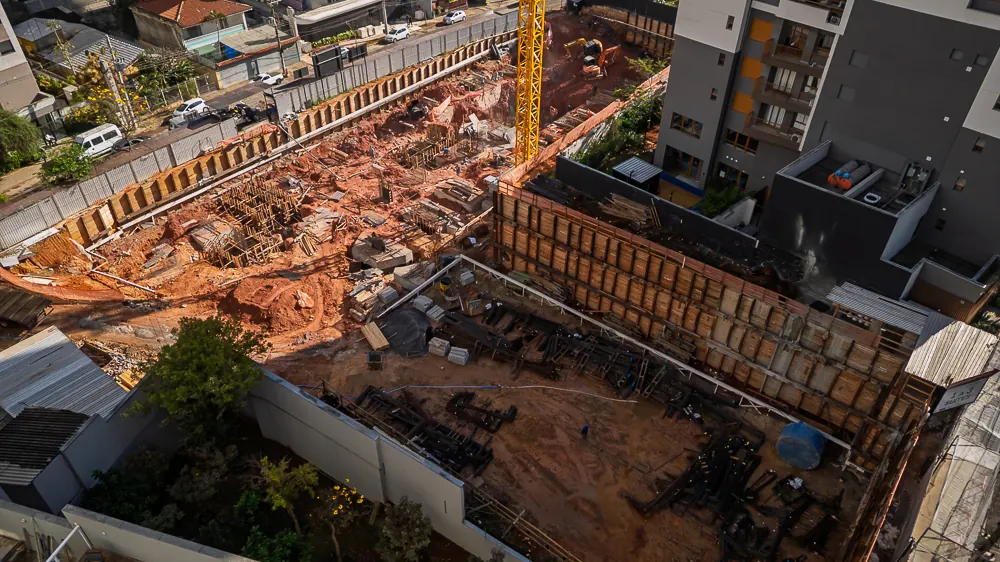 Obra em andamento · Vértice Butantã