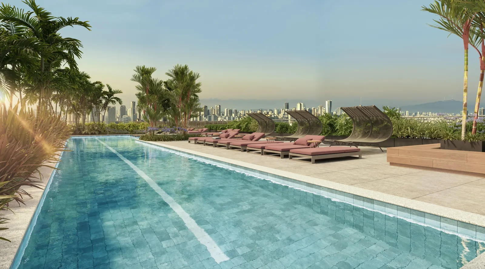 Piscina com raia · Vértice Butantã